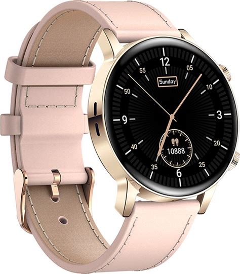 goudkleurige smartwatch dames